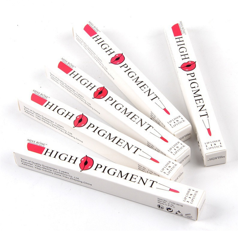 Double-ended Lip Liner and Lipstick | Moisturizing & Hydrating | Long-lasting Nourishment