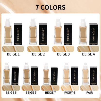 Flawless Glass Tube Foundation - Lightweight, Buildable Coverage, Waterproof, Long-Lasting, Quick-Drying