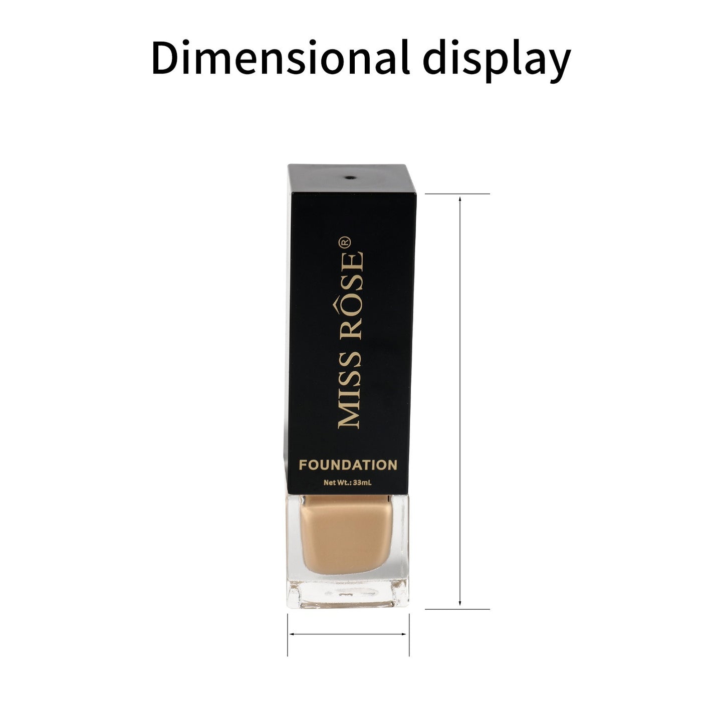 Flawless Glass Tube Foundation - Lightweight, Buildable Coverage, Waterproof, Long-Lasting, Quick-Drying